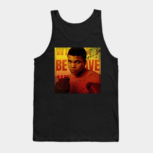 Muhammad Ali in Memorial Tank Top by darkbattle